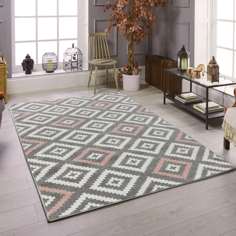 Peniste Geometric Area Rug, Rectangle 200 x 280cm
