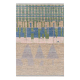 Moroccan Hand Knotted Geometric Area Rug