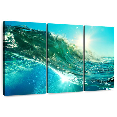 Gillard Sunlit Ocean Wave