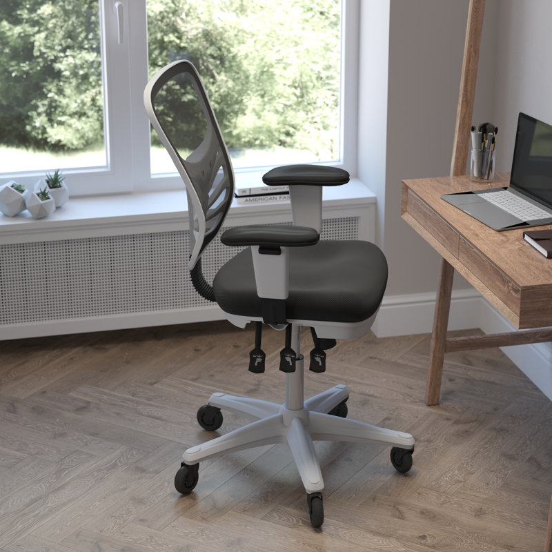 Chaise ergonomique , Noir, Blanc