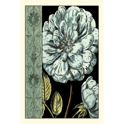 Nouveau Floral In Blue III by Vision Studio - Wrapped Canvas Painting