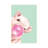 Sneaky Baby Pig Blowing Bubble Gum in Green by Big Nose Work - Wrapped Canvas Graphic Art-1227099822