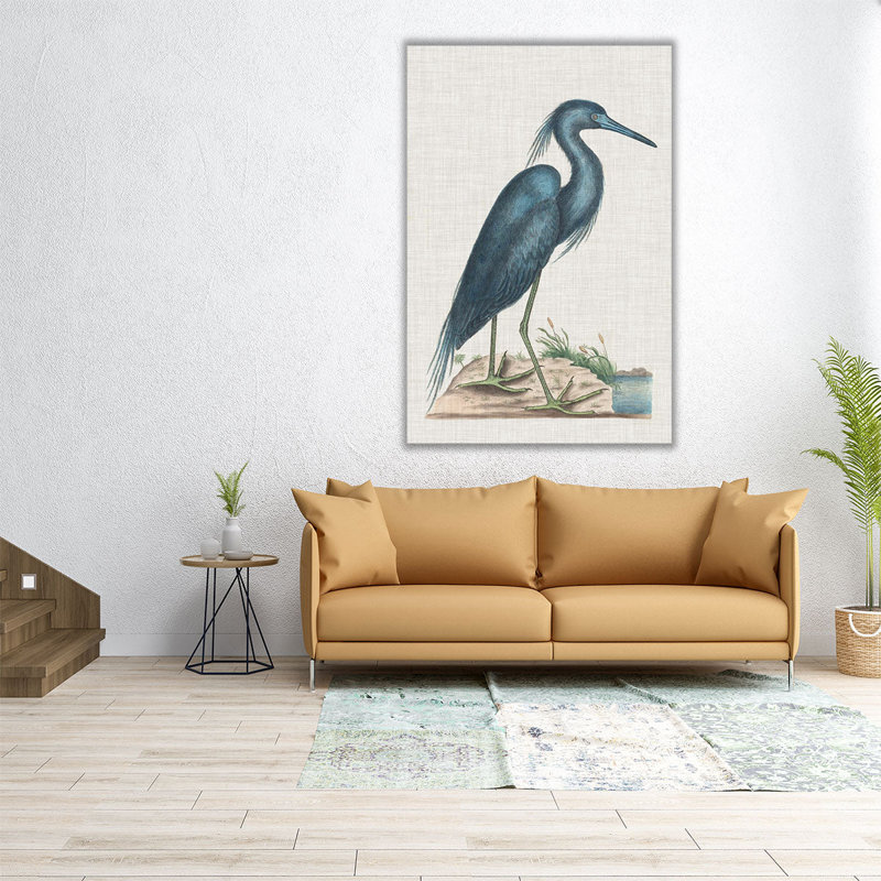 Catesby Heron II - reproduction d'art sur toile, H 24 po x l 16 po