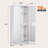 71" Metal Storage Cabinet, Garage Storage Organizer with Locking Doors, Drawer and Adjustable Shelves-1706050704