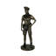Statue hommage à une policière en résine bronze coulée à froid, 28,5 cm de hauteur