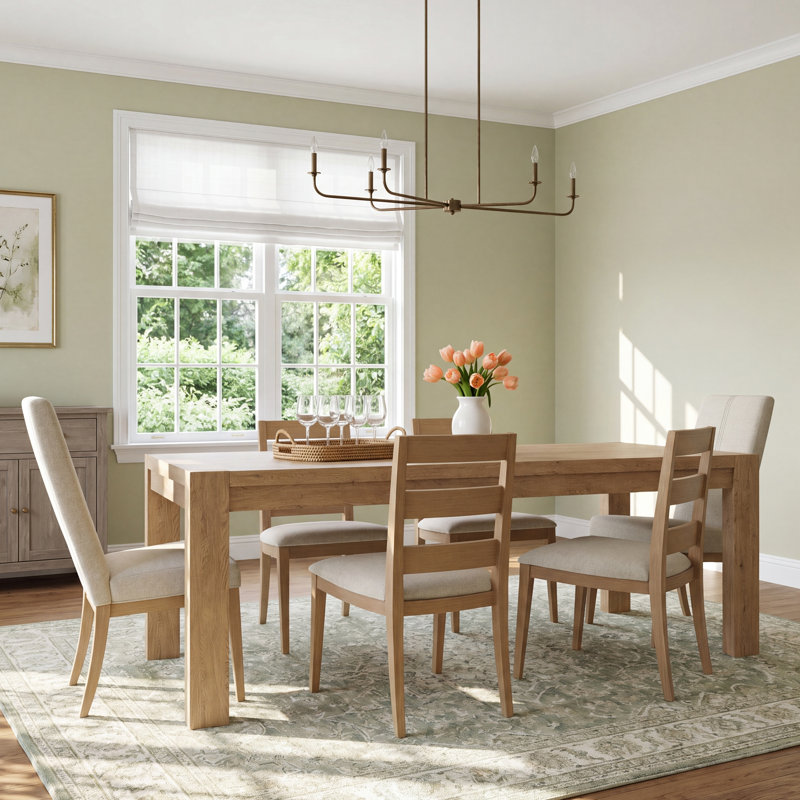 Laroche 6 - Person Extendable Four Leg Dining Set
