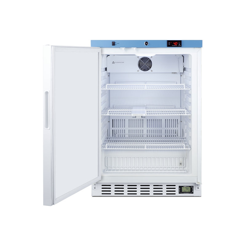 EQtemp 24" Wide Built-In Healthcare Refrigerator, Certified to NSF/ANSI 456 Vaccine Storage, Left Hand Swing