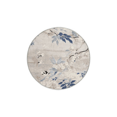 Machine Washable Beige Area Rug