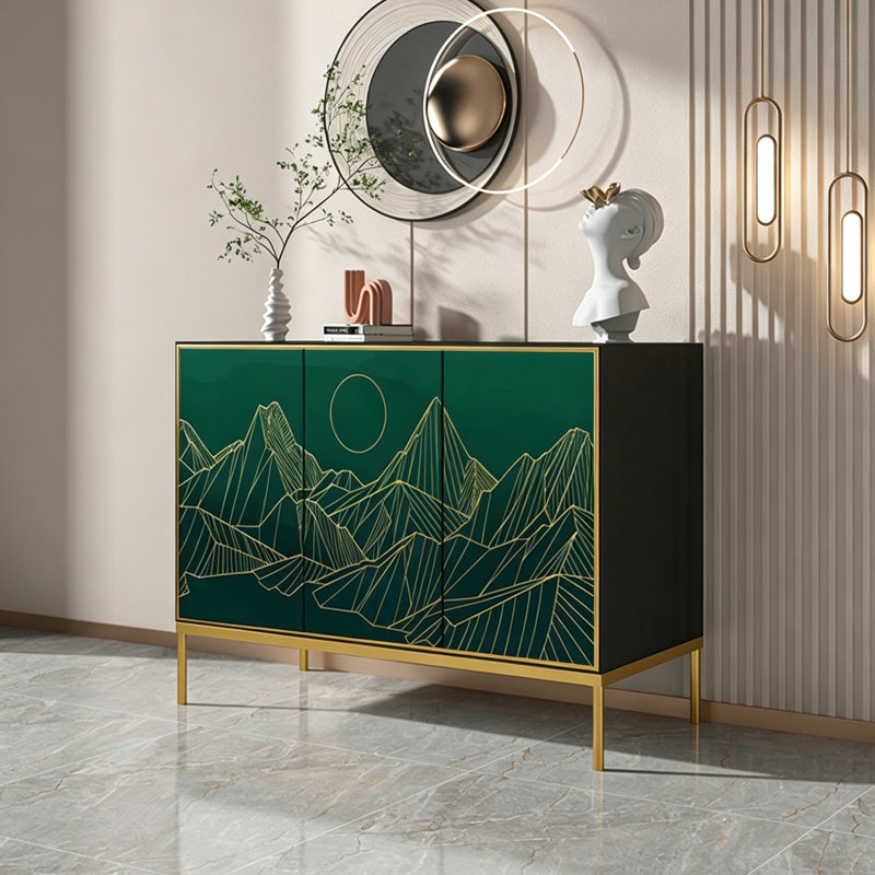 Solid Wood Living Room Storage Cabinet
