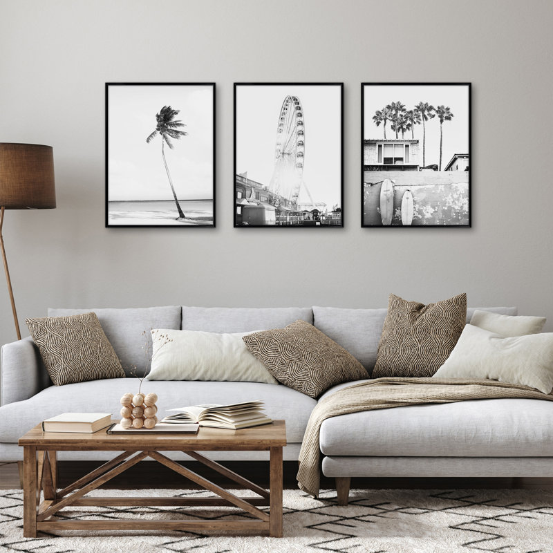 Malaya 3 Pack Lightweight Poster Frames Slide-In Photo Frames with Buildable Molding, 18" x 24"