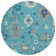 Washable Damask Indoor / Outdoor Rug