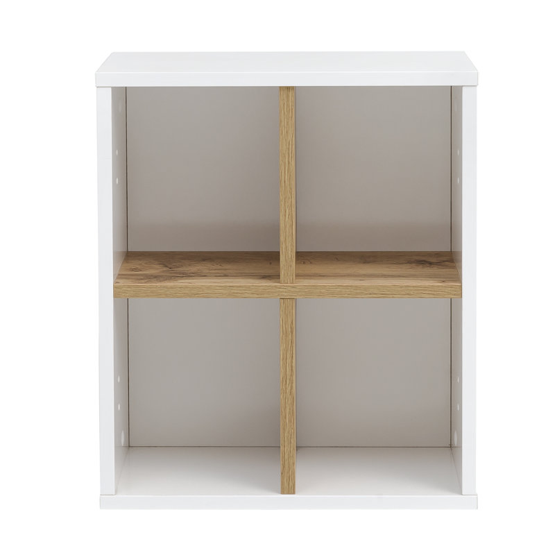 Padua 2 Piece Cube Shelf, Oak