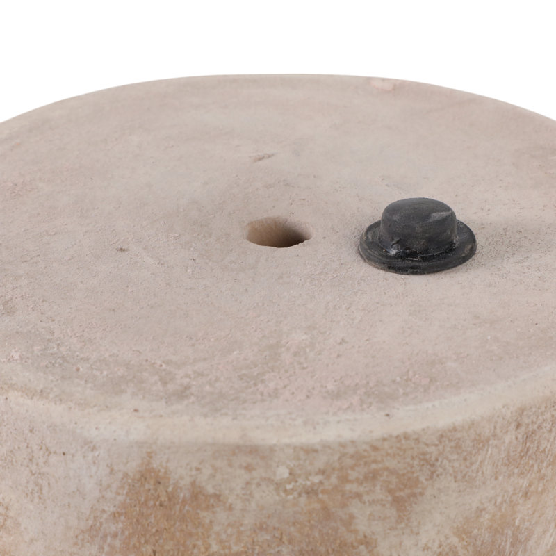 Handcrafted Pottery Clay Planter Set Of 3 - Modern Decorative Versatile Design, White/Brown