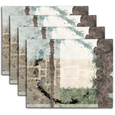 Napperon abstrait en polyester