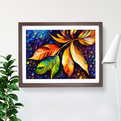 Glimmering Leaf Vol.4 - Framed Print