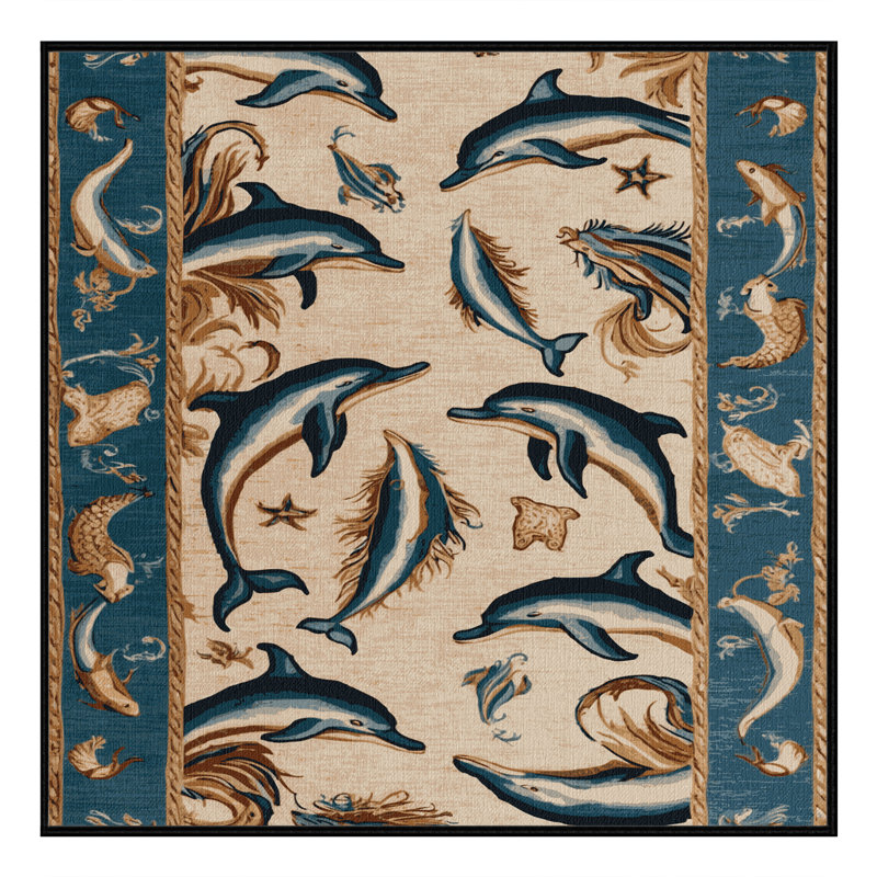 Tapis gris français lavable à la machine, Carré 6 pi