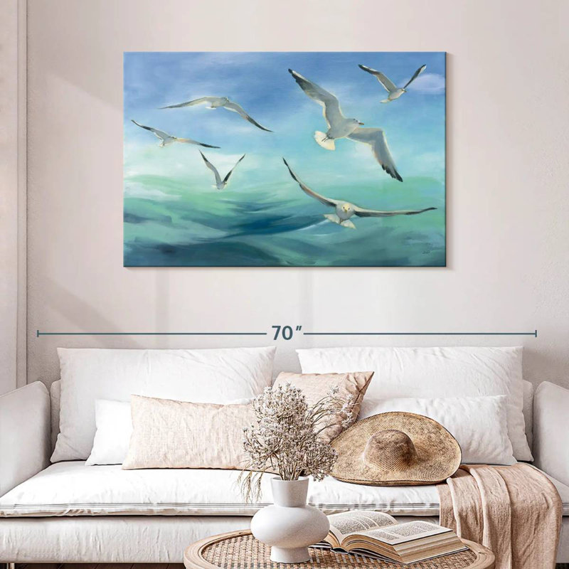 Mesmerizing Sea Flight, 30" H x 45" W