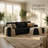 109“ Boneless L-Shaped Sectional Cloud Sofa Free Combination Soft Corduroy Fabric 109 x 69 Inches No Assembly Required 1400 lbs Capacity For Living Room.-1229854750-1229854748