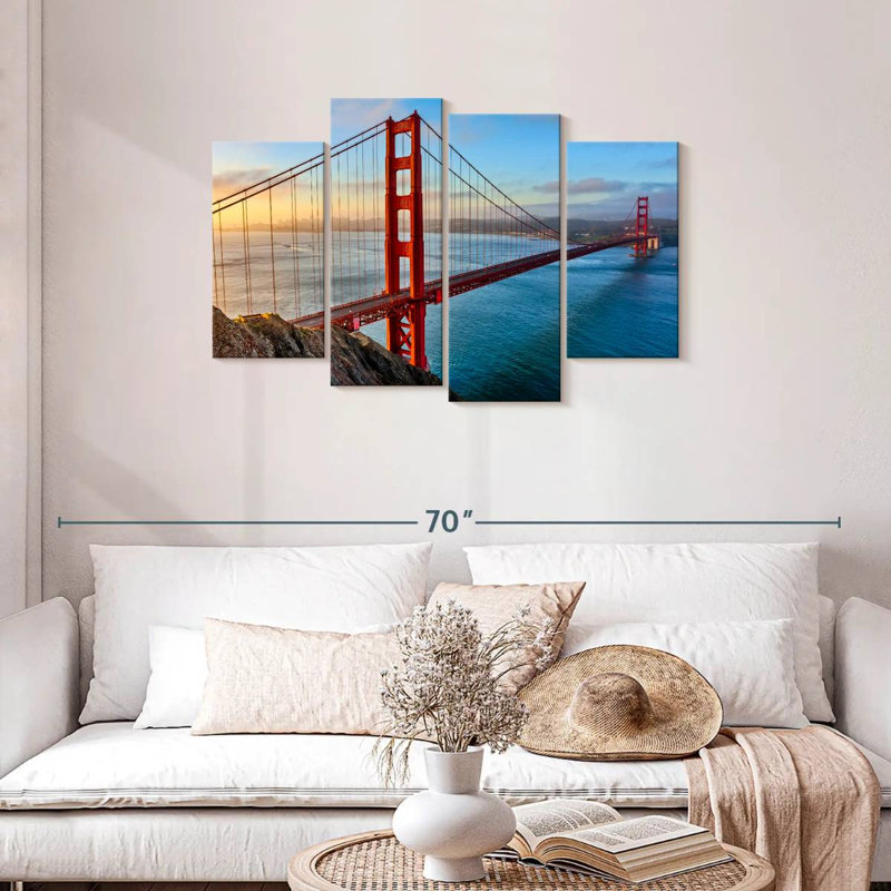 Senne célèbre pont Golden Gate, H 27 po x l 43 po
