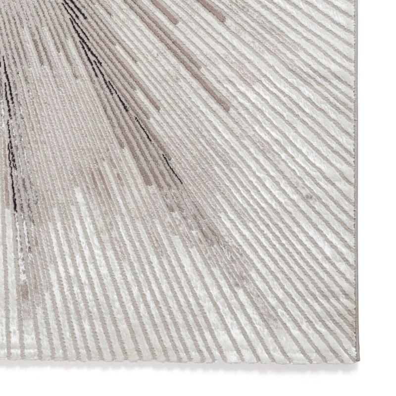 Chandran area rug Machine Woven Rectangle Silver, Rectangle 120cm x 170cm