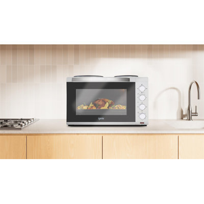 Igenix 48L Mini Oven with Hotplates Black