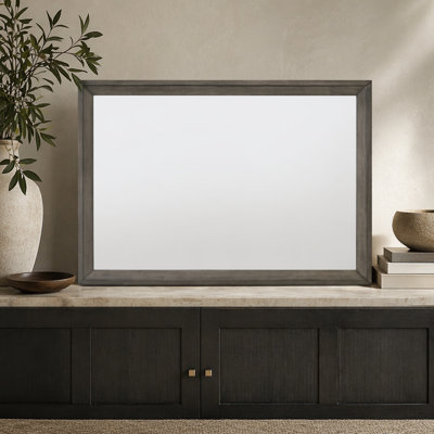 Miroir à finition chêne gris
