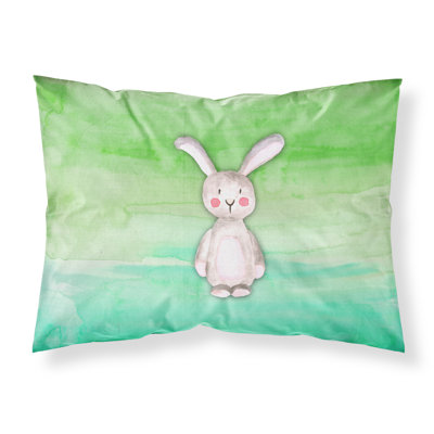Taie d’oreiller aquarelle lapin lapin