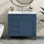 Meuble-lavabo simple 36 po avec plateau en résine Dextyn-1016006447