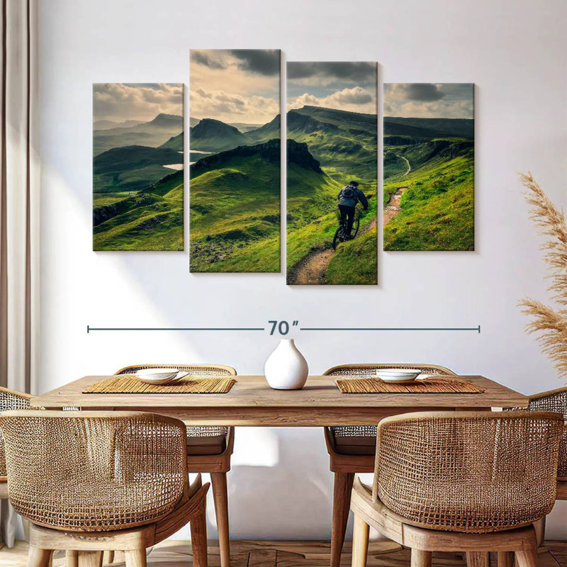 Sireci Mountain Biking Trail, 42" H x 68" W