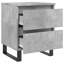 Mikaia 40cm W Iron Bedside Table-1847209217