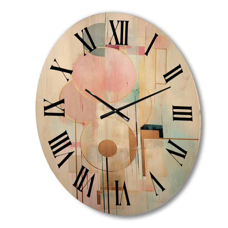 Horloge murale pastel Grace, Grand
