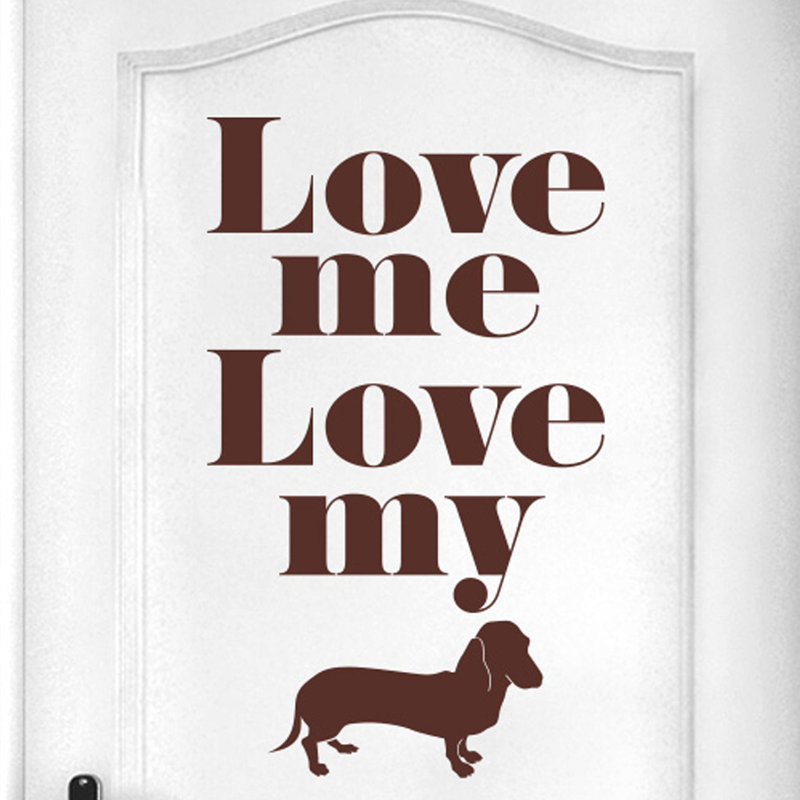 Animals Wall Decal, Brown