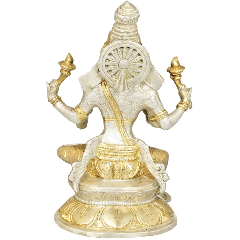 Quatre Lakshmi à quatre bras assis à Lalitasana