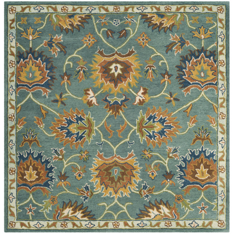 Cranmore Hand Tufted Wool Oriental Rug, Square 4'