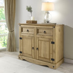 Childers 35.83'' Solid Wood Sideboard
