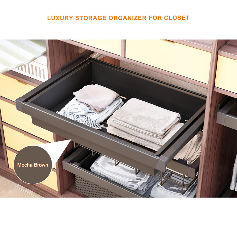 Pull-out Metallic Basket For Closet