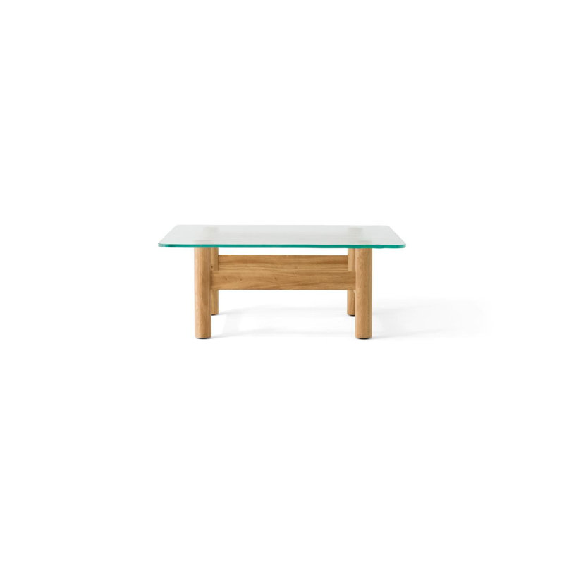 Brasilia Coffee Table, Natural Oak