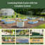 Lit de jardin surélevé 32 po de hauteur 32 po-418626881