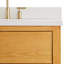 Dayton 36" Woodgrain Vanity With Pure Quartz Top And Ceramic Basin