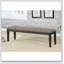Transitionnel 1pièce BANC uniquement têtes de clous chaudes en bois massif, tissu rembourré, siège rembourré, cuisine, mobilier de salle à manger rustique
