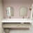 Alysa 84" Wall-Mounted Double Bathroom Vanity Set-71095564