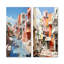 Ensoleillé Sunny Lodges - ensemble d'art mural sur toile hôtels et loges-102578038-102578035