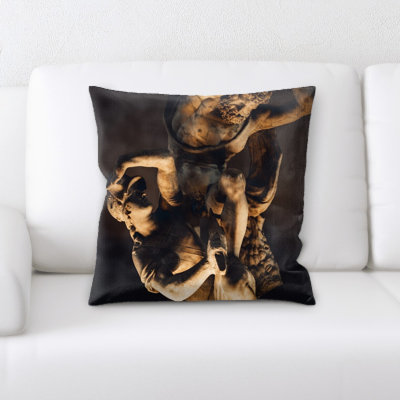 Coussin statue