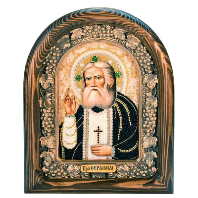 Seraphim of Sarov Beads Orthodox Icon