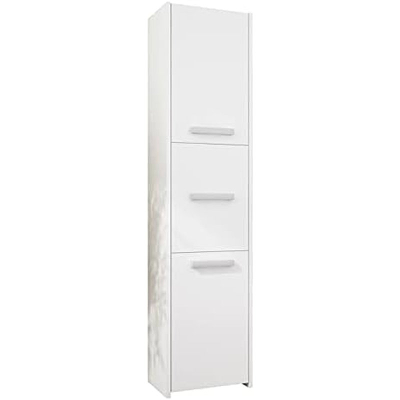 Ringolds Linen Cabinet, Highgloss Sand Grey