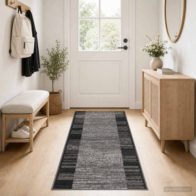 Runner Rug FLORNES Modern Hallway Carpet Runner Washable Indoor Entryway