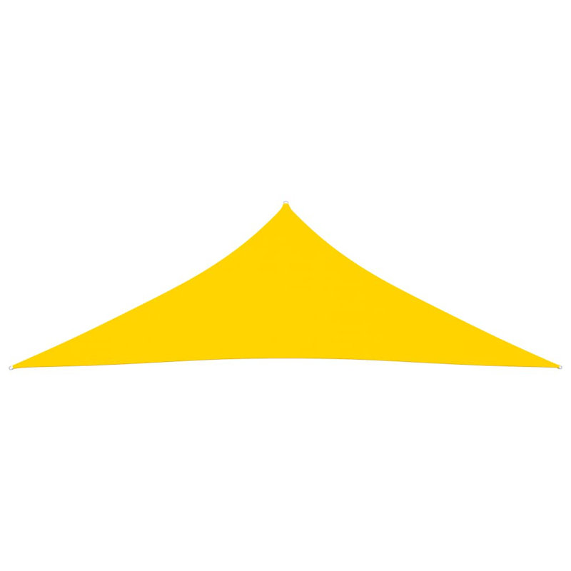 Andillac 3.5m x 3.5m x 4.9m Triangular Shade Sail, Yellow