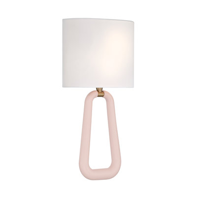 2 Light Aged Brass + Wood Sconce