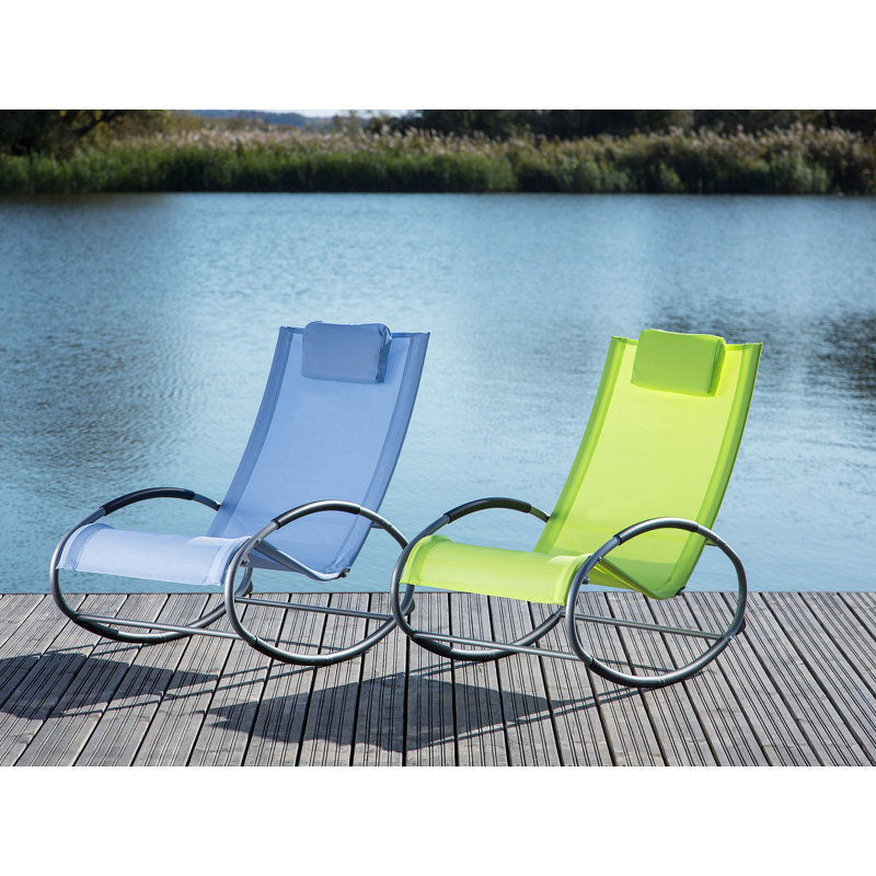 Catumba 107cm Long Single Chaise, Light Blue