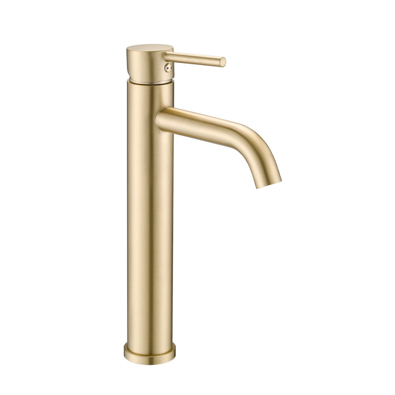Tall Vessel Sink Faucet with High-Lever Processing, Corrosion-Resistant 304 Stainless Steel for Modern Bathrooms